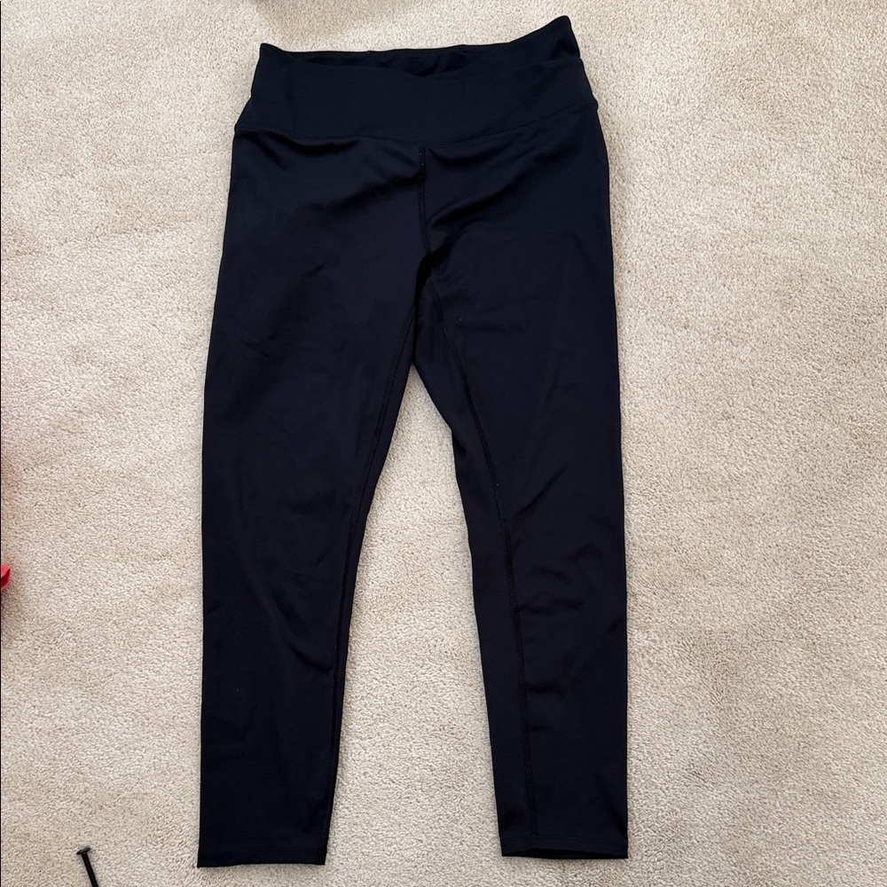 Free People Black High-Waisted Leggings